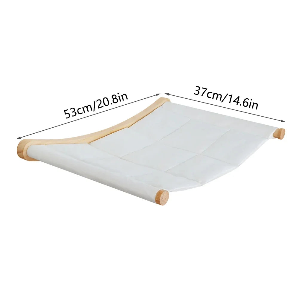 Multi-Level Wooden Cat Wall Furniture Set
