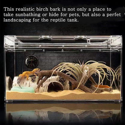 Natural Birch Bark Reptile Hide (Small)