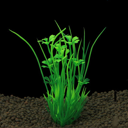Small Aquarium Decoration Kit – Resin Rock Cave & 7 Plants
