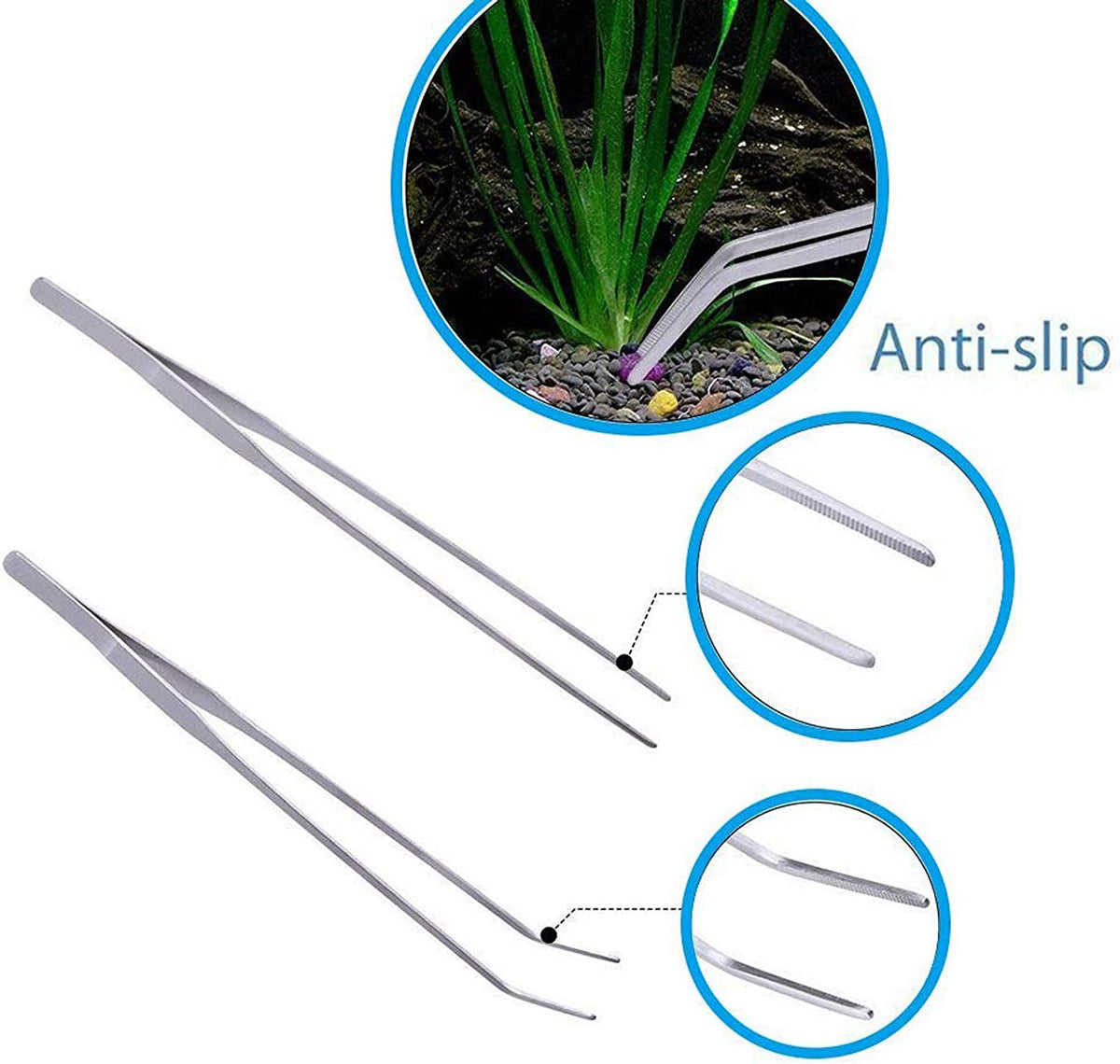 4-in-1 Stainless Steel Aquascaping Tool Set